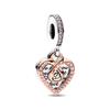 Rose Gold Series Firefly, Key Pendant Bead Component Bead Component Ideal Designed For European Authentic Original Bracelet High Quality Fine Jewelry