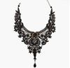 European And American Gothic Lace Collarbone Chain Women's Choker Simple Black Punk Accessory Collar