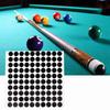 15PCS,100PCS 35MM White Ball Locator Black Billiard Point Sticker  Billiards Practice
