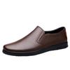 Men's Large Slip-on Loafers - Casual Leather, Cowhide, Spring/Summer Shoes