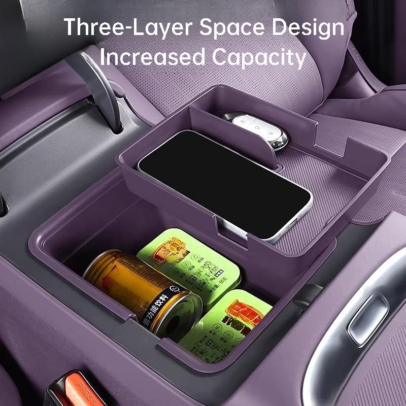 For Leapmotor B10 B01 Lafa 5 Center Console Armrest Box Storage Box Expansion Organizer Interior Accessories