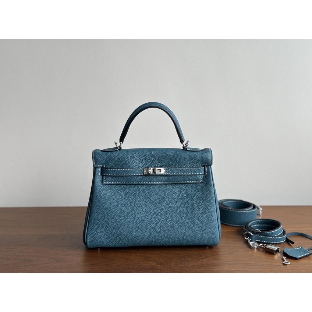 Kazilan Kelli Togo skóra klasyczna modna torebka Kelly wysoki styl na ramię listonoszka torebka damska