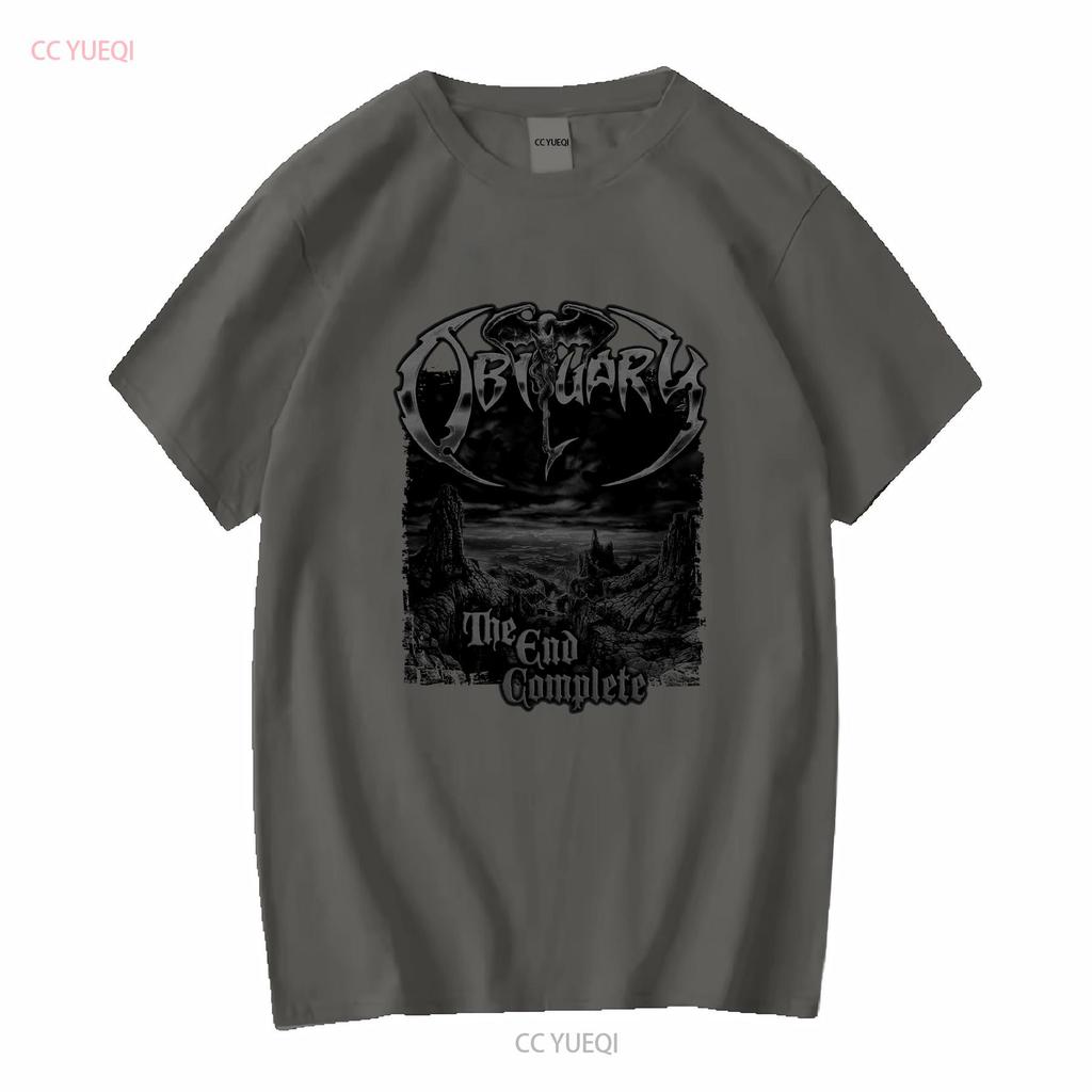 Obituary The End Complete T Shirt cotton Mens all sizes S 5XL 18 colors band poster album cover long or short sleeves vintage