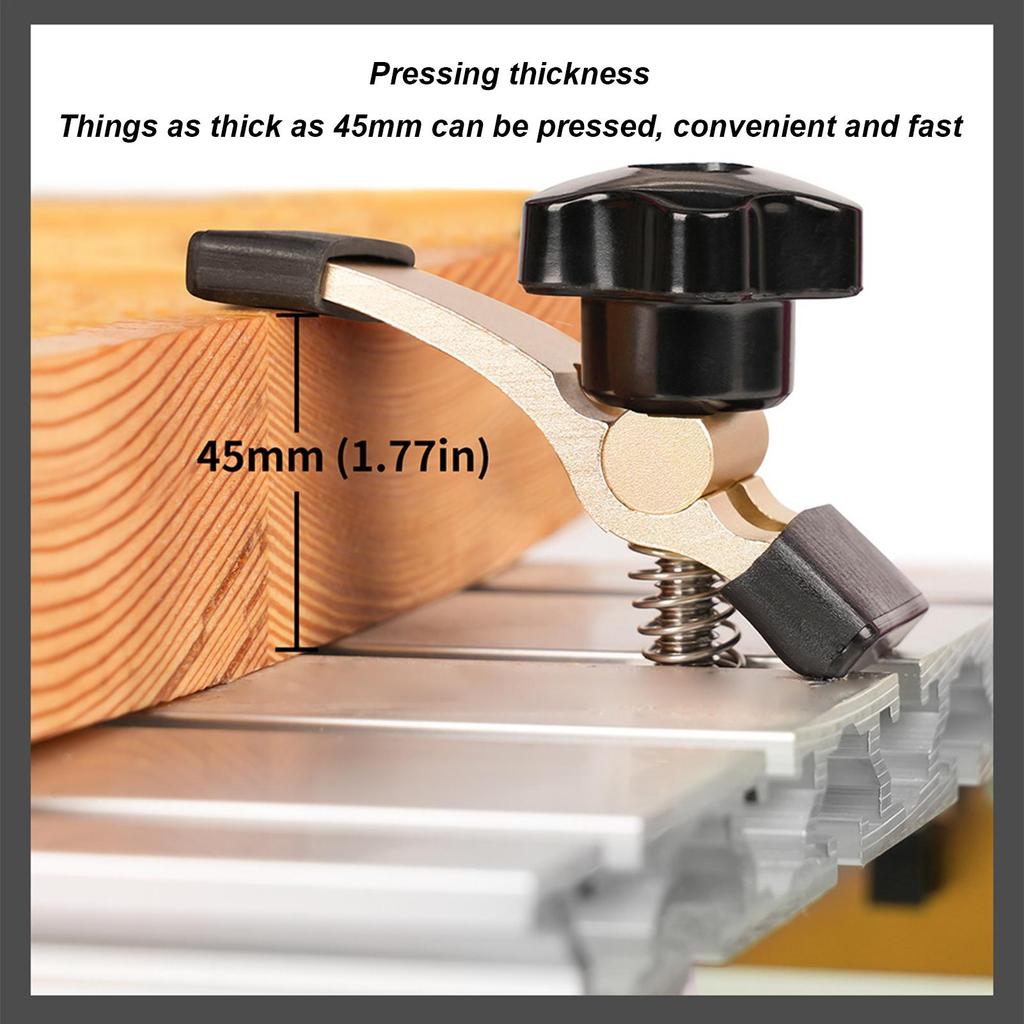 Engraving Machine Clamps Aluminum Alloy Clamp Engraving Machine Fastening Jigs For Drill Presses Table Saws Milling CNC Acrylic