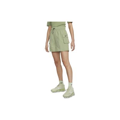 Sportswear Essential High-Waisted Woven Shorts Women Bottoms Oil-Green DM6248-386