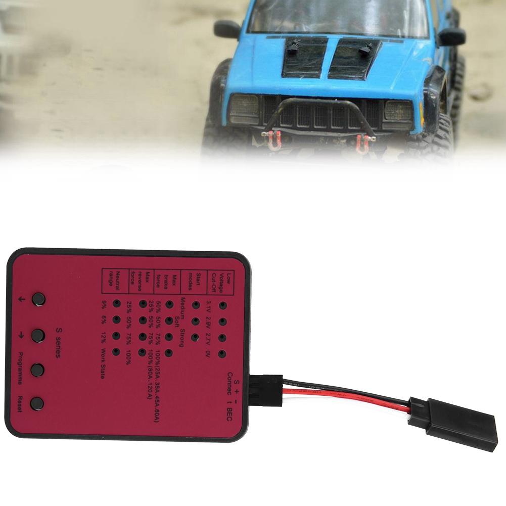 1:10 RC Car Programming Card Remote Control Accessory for Electronic Speed Controller