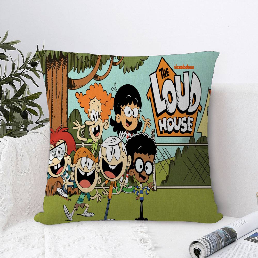 

Classic Cartoon The L-Loud H-House Pillow Anime Pillow Sofa Bed Head Pillow Cover Cushion Cover 45x45 Cm Fashion 12x12Inch