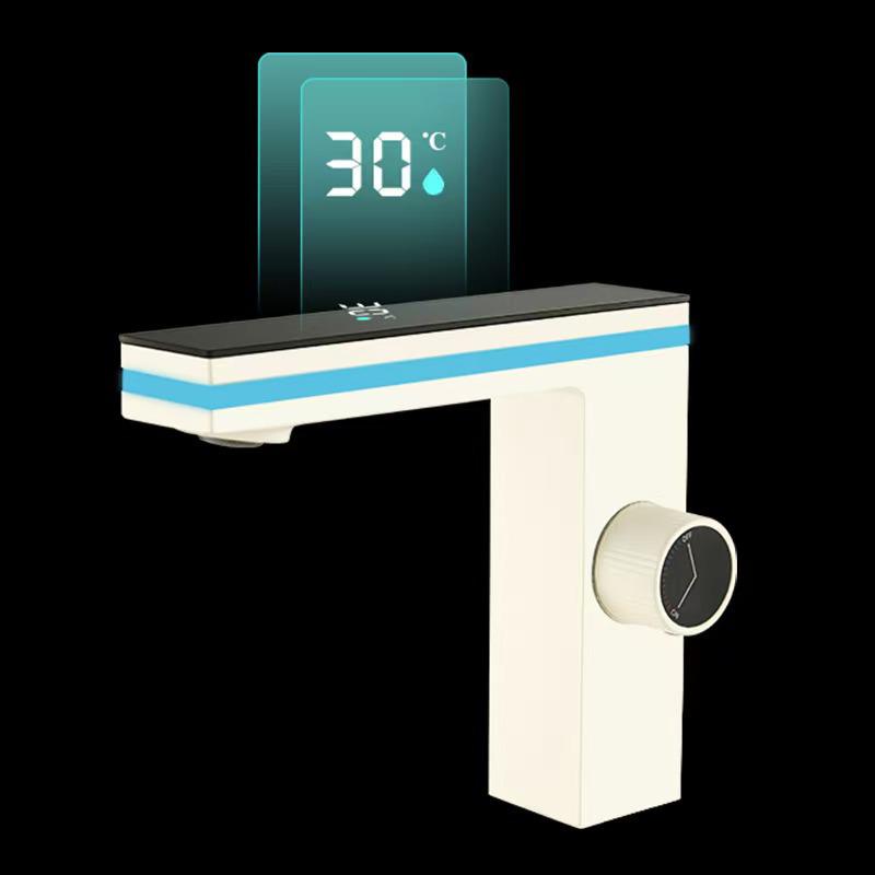 All-Copper Digital Display Basin Faucet with