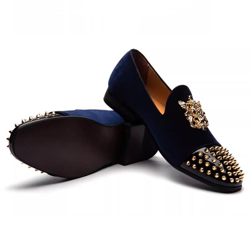 Fashion New One-foot Personalized Custom-made Business Fringed Breathable Bean Shoes and Matte British Casual Wedding Leather Shoes A25