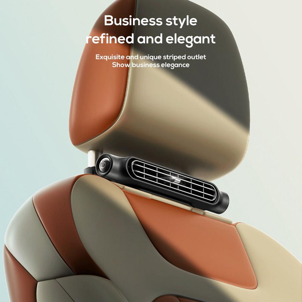 Car Seat Cooling Fan with 3 Wind Speeds USB Powered Car Headrest Fan Portable Vehicle Backseat Cooling Fan for Car