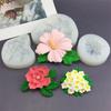 3D Flower Silicone Mold Aromatherapy Candle Cake Chocolate Fondant Baking Tool Craft Gift Making Mould for Home Garden