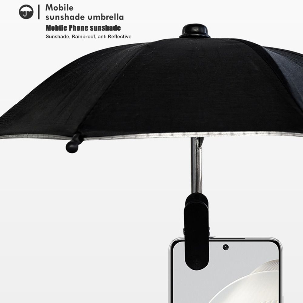 Mit Clip Handy-Regenschirmhalter Blendschutz Handy Wasserabweisender Regenschirm Motorrad