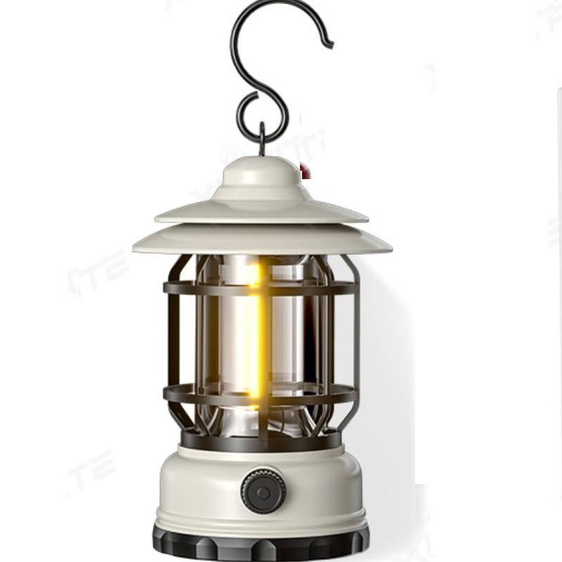 Led Camping Tent Light  Rechargeable Portable Handheld Lantern Outdoor Use