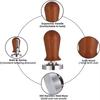 Stainless Steel Base Coffee Powder Press 51/53/58mm Coffee Leveler Coffee Tamper  Coffee Grounds