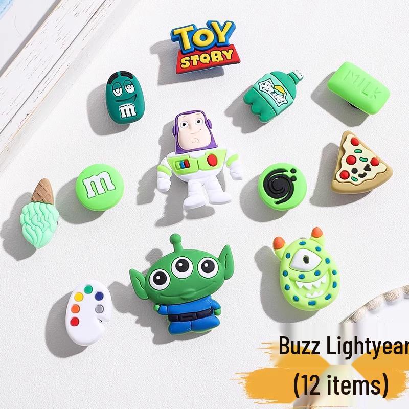 2025 Fun Cartoon Crocs Shoe Charms Button Accessories for Clogs