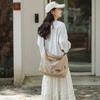 Women's Bag Large Capacity Canvas Bag Premium Portable Messenger Simple Tote Bag Fashion Versatile Shoulder Messenger Bag