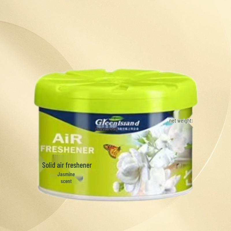 Green Island Solid Air Freshener - Toilet & Indoor Fragrance Balm for Odor Control