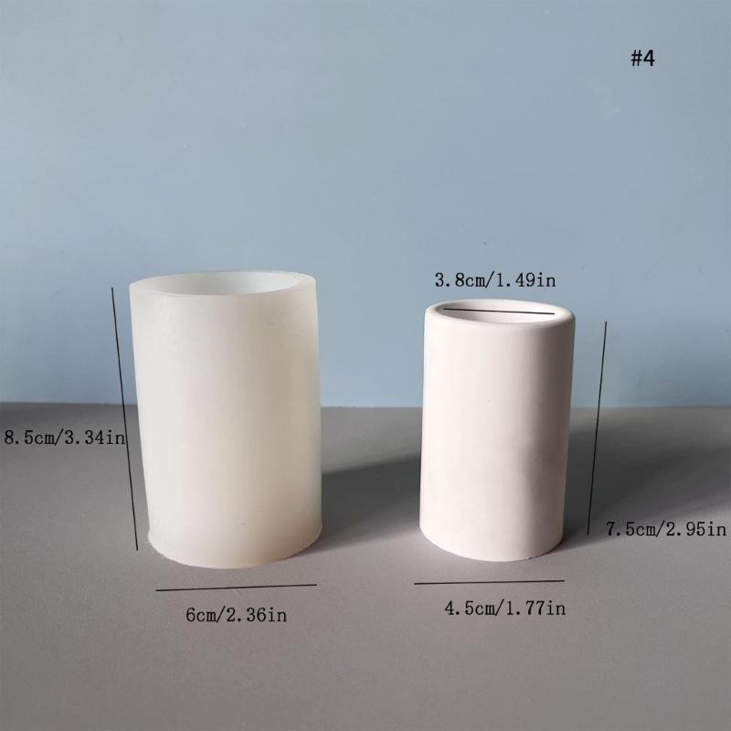 Flexible Silicone Striped Casting Molds for Epoxy Resin Concrete Plaster Reusable DIY Craft Tray with Detailing Grooves