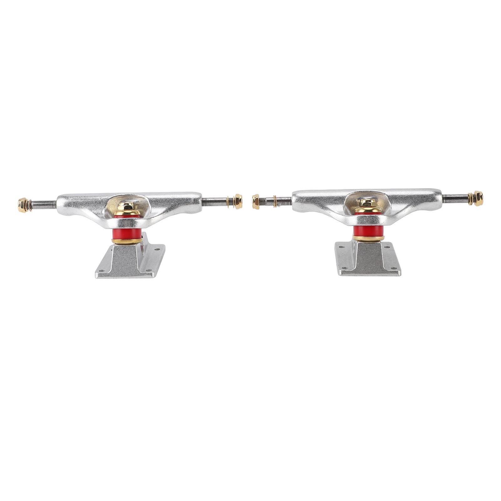 

2Pcs 5.25inch Skateboard Trucks Aluminum Alloy Hollow Longboard Skateboard Trucks for 4 Wheels Skateboard