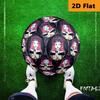 Gothic Skull Flower Girl Soccer Ball Suitable For Both Training And Competition Suitable For Training Competition And Indoor And Outdoor Sports