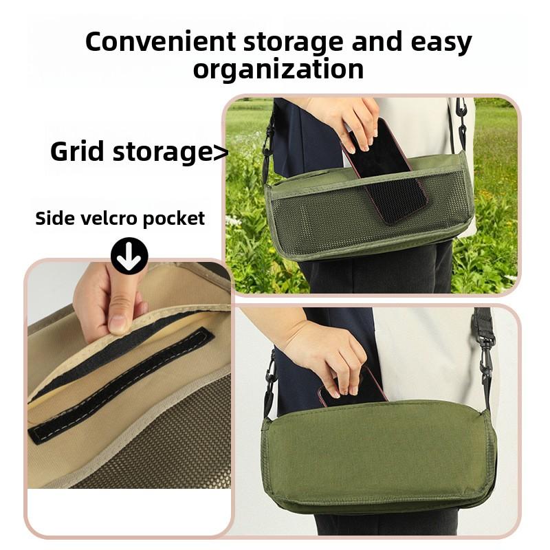 Outdoor Backpack Folding Stool Pencil Bag Stool Portable Simple Camping Equipment Satchel Stool Sports Folding Chair Handbag