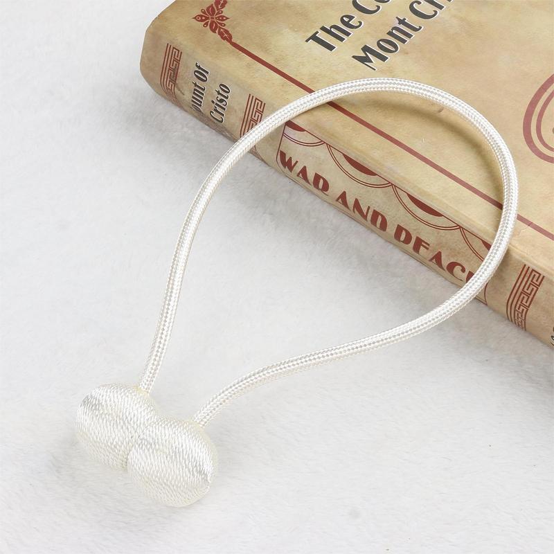 Magnetic Curtain Tieback, 2 Counts Modern Simple Curtain Tieback, Window Curtain Tieback, Home Decor for Living Room Bedroom