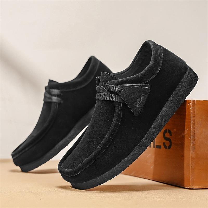 Chaussures escargot en cuir dépoli printemps et été chaussures décontractées en cuir à semelles souples à enfiler Doudou