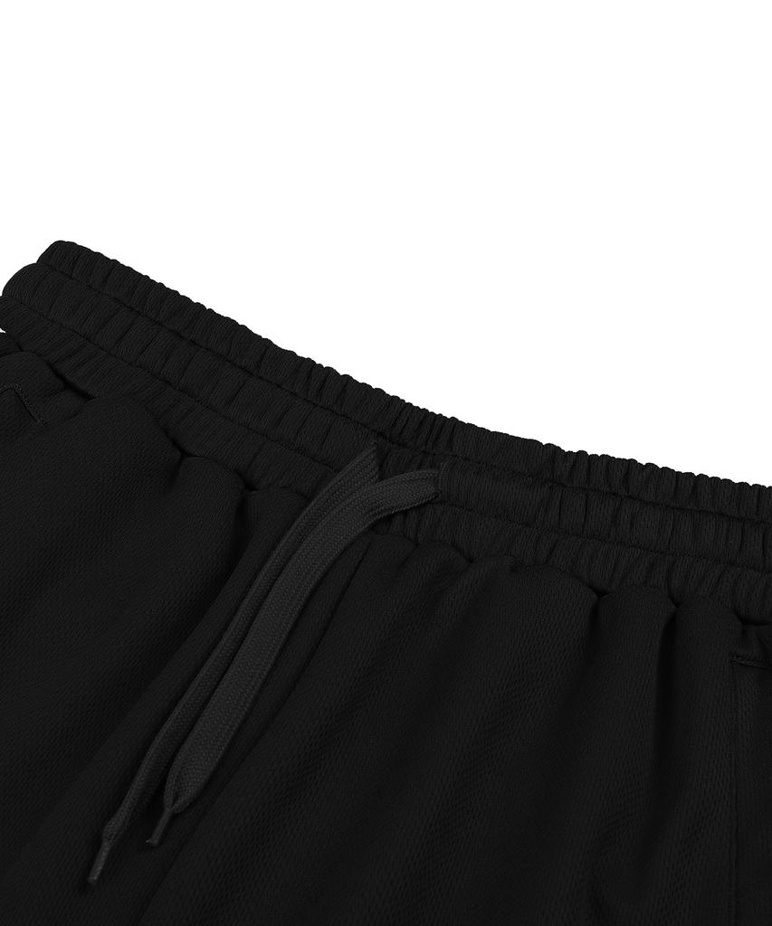 DRIX (Summer) Track Line Graphic Mesh Wide Pants_Black