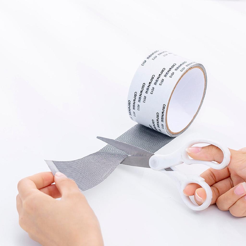 1/3/5PCS Strong Adhesive Window Screen Repair Tape Fiberglass Screen Tape Mesh Repair for Covering Doors Mesh Cage Tears Holes
