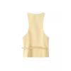 Trendy European & American Women's French Fashion Belted Vest Top