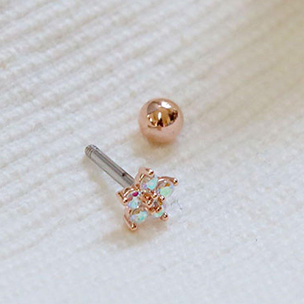 [1+1] Fashion Piercing Little Flower 2 types, choose 1 (sold individually)