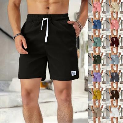 Pantalon de survêtement à lacets pour homme, short cargo pour homme, pantalon décontracté