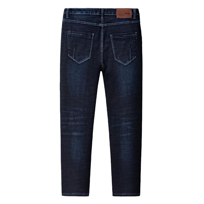 JEEP Men's Loose Straight-Leg Jeans