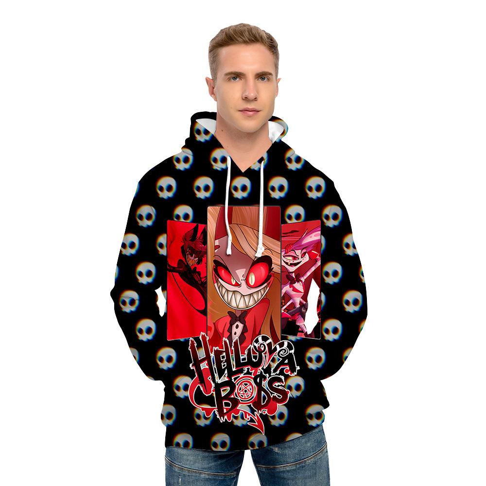 Hazbin Hotel Hoodie Sweatshirt for Womens Mens Hoodie Sweatshirt Cool Unisex Hooded