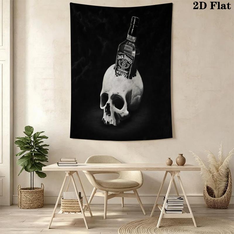 Jack Daniel'S Tennessee Whiskey Timeless Classic Tapestry Wallmounted Fashion Print Background Cloth Atmospheric Background Cloth Home Decor