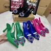 fashion New Luxury Women Summer Sandals Big Size 42 Sexy Pumps High Heels Stiletto Pointed Wedding Party Brand Fashion Shoes for Lady