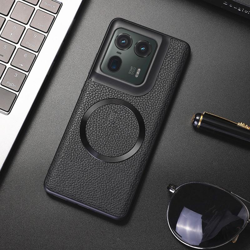 Applicable To Motorola X50ultra Mobile Phone Case Edge50pro Magnetic Leather Pattern G85/G45 All-inclusive Protective Case