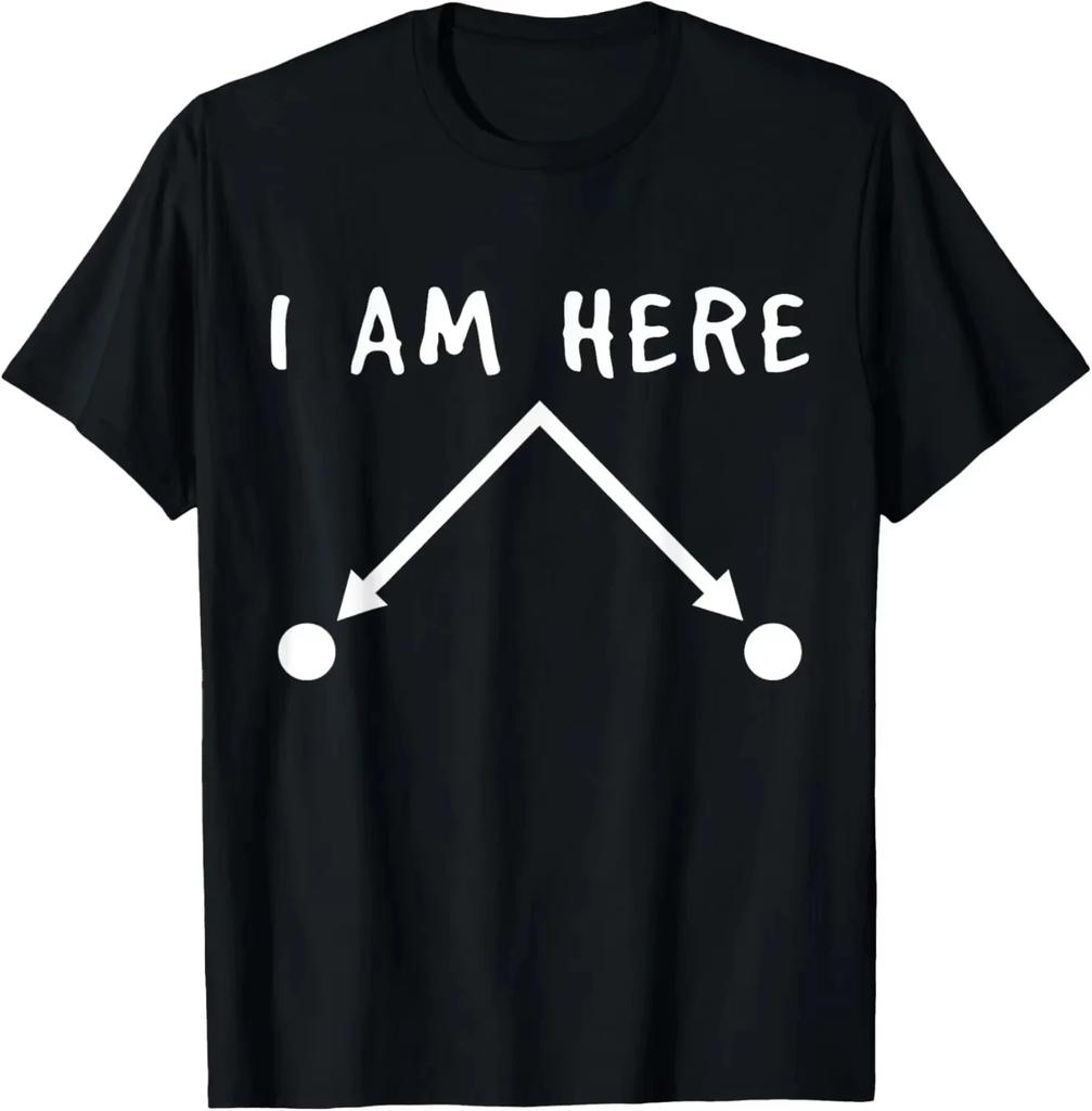 Kvantfysik Student Vetenskap T-shirt Tryckt Grafisk T-shirt Vintage Sommar Streetwear Harajuku Mode Y2K