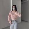 Women's Slimming Round Neck Long Sleeve Pullover Hoodie - Autumn 2025 Fashion
