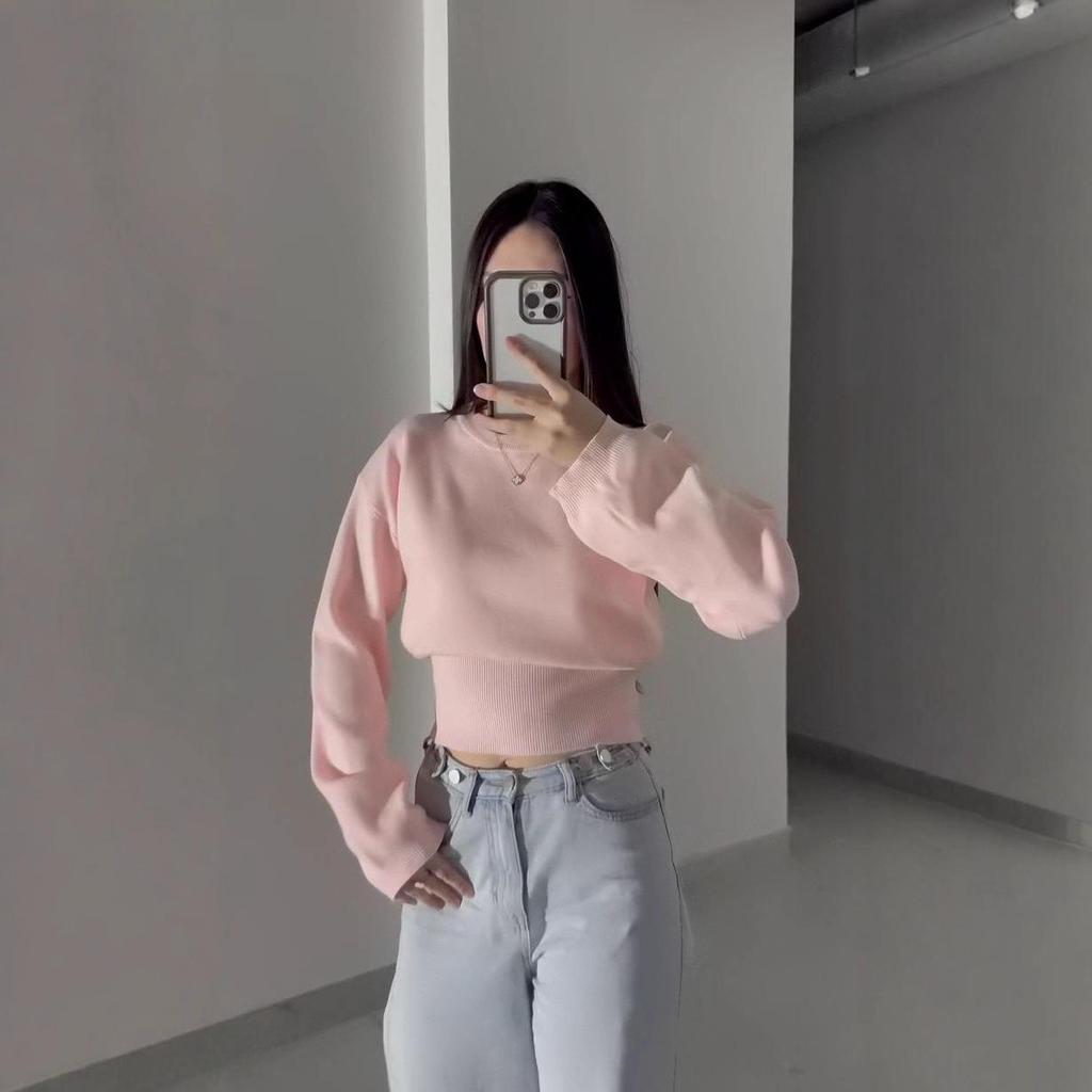 Women's Slimming Round Neck Long Sleeve Pullover Hoodie - Autumn 2025 Fashion