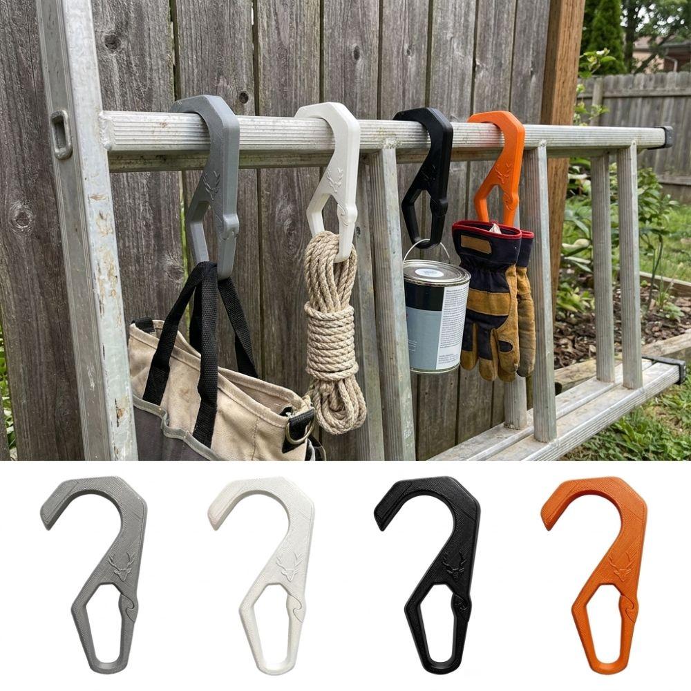 Fixed Hanging Ladder Paint Bucket Hook Painting Secure Clip Tool Outdoor Garden Renovation