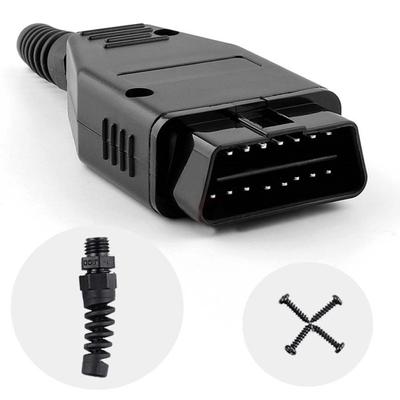 Trwały 16-pinowy męski kabel adaptera diagnostycznego z wtyczką Złącze samochodowe OBD2