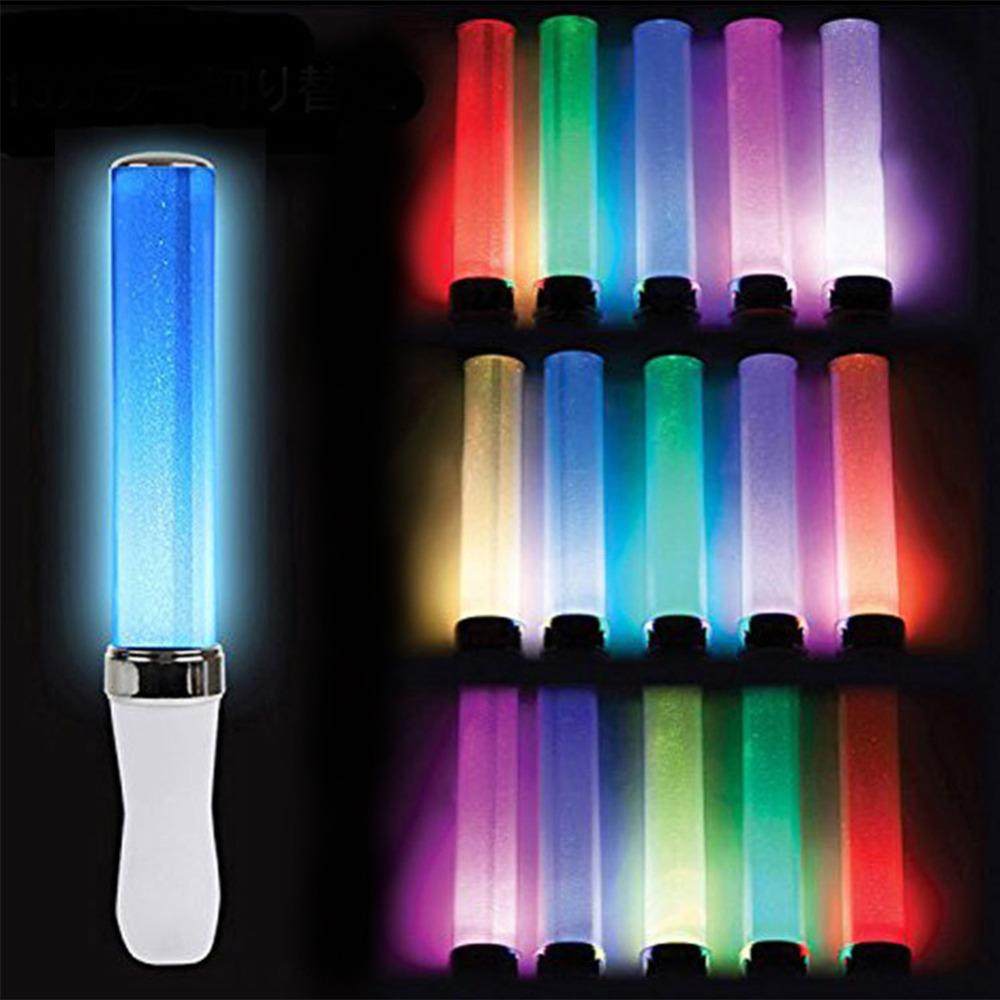 Wedding Party Celebration 15 Colors Battery Powered LED Glow Stick Light Stick Concerts Decor