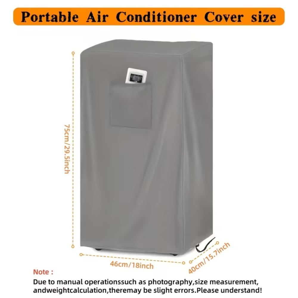 Waterproof AC Unit Cover Oxford Cloth Air Conditioning Cover Protection Cover  Portable Use