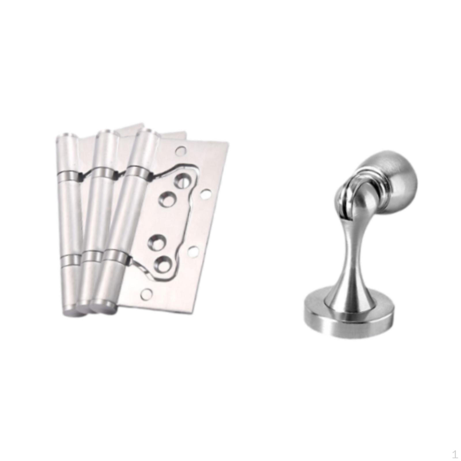 

Дверные петли и стопоры Фурнитура для сада и дома Простая установка Шкафы Левая Правая рука серебряный