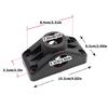 Kayak Rod Mounting Bracket 360 Degree Rotating Mounting Base Kayak Fishing Poles Holder Plastic Fishing Tackle Accessory
