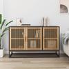 Sideboard Black 105 X 30 X 65 Cm Particleboard