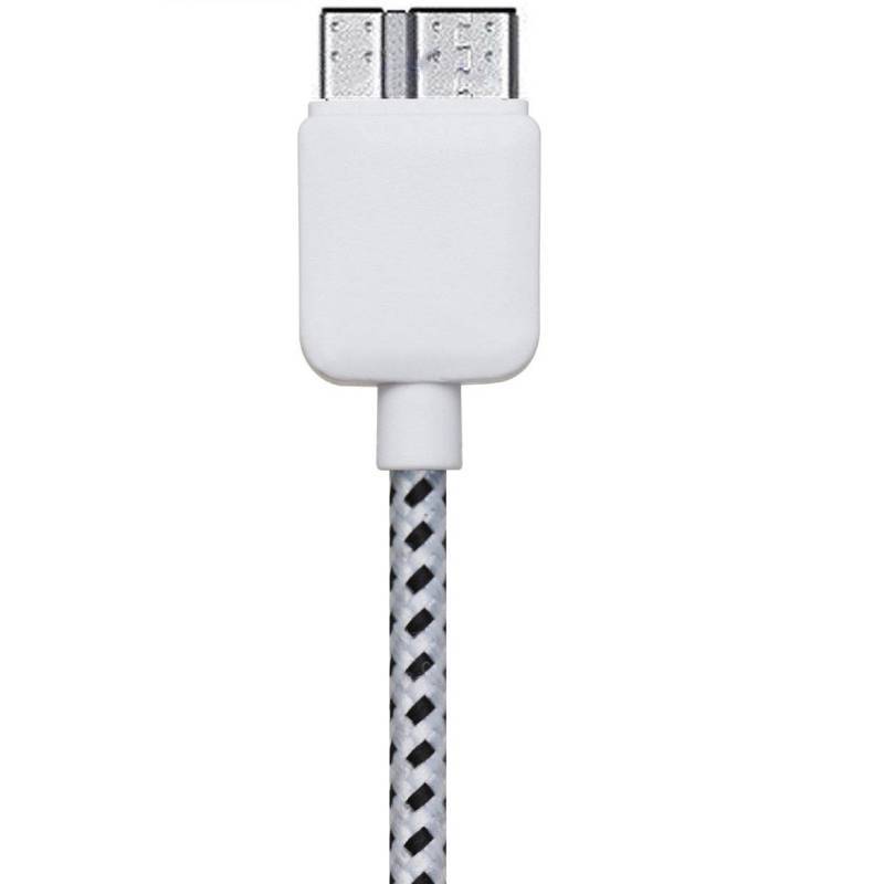 Nylon Braided Charging Cable For Smartphones With Fast Data Transfer For Travel And Daily Use