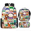 South Park Backpack Student Bag South Park Backpack Cartoon Satchel Pencil Case