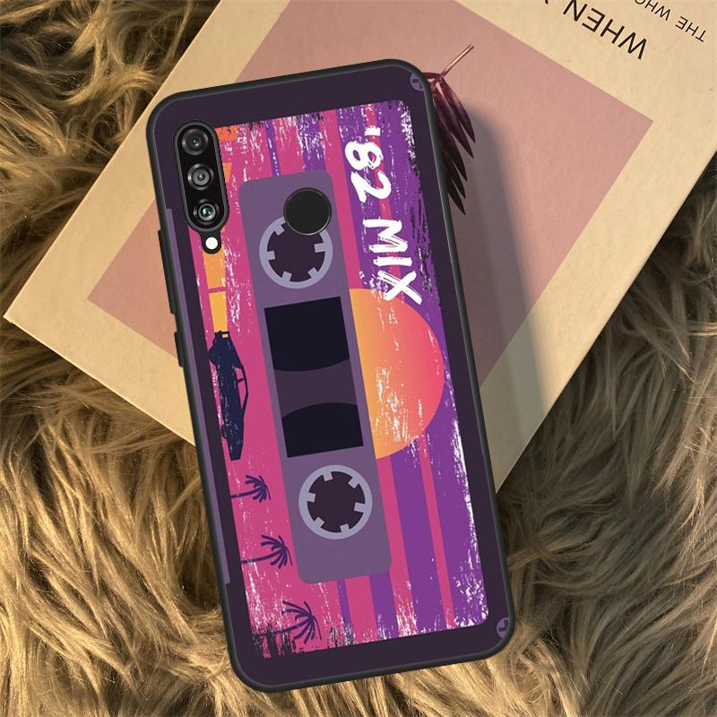 Retro VHS Tape For Huawei Nova 3i 7i 8i 11i 12i 9 10 SE Y60 Y61 Y70 Y72 Y73 Y90 Y91 P20 P30 P40 Lite Case